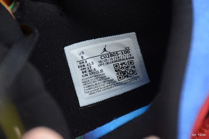 the Blue 1 Mid SE Jordan Great Air CU2805-100 Fearless 0707